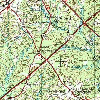 United States Geological Survey Augusta, GA-SC (1957, 250000-Scale) digital map