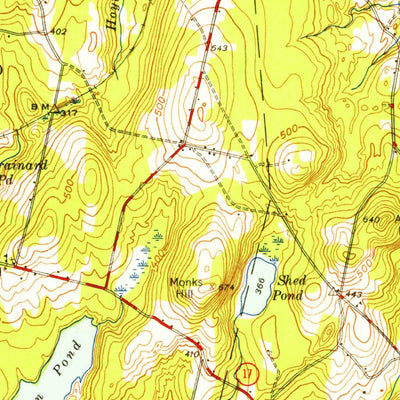 United States Geological Survey Augusta, ME (1941, 62500-Scale) digital map