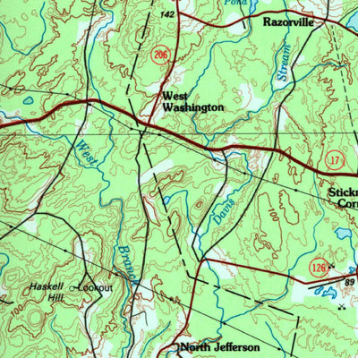 United States Geological Survey Augusta, ME (1984, 100000-Scale) digital map