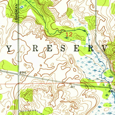 United States Geological Survey Augusta, MI (1947, 24000-Scale) digital map