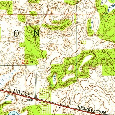 United States Geological Survey Augusta, MI (1947, 24000-Scale) digital map