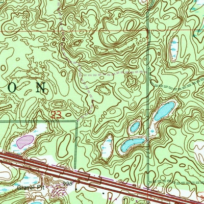 United States Geological Survey Augusta, MI (1961, 24000-Scale) digital map