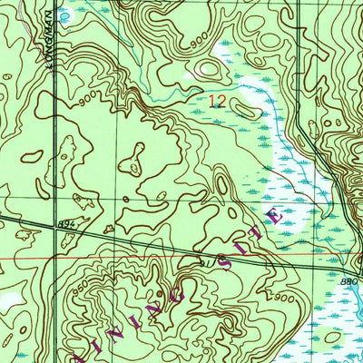 United States Geological Survey Augusta, MI (1998, 24000-Scale) digital map
