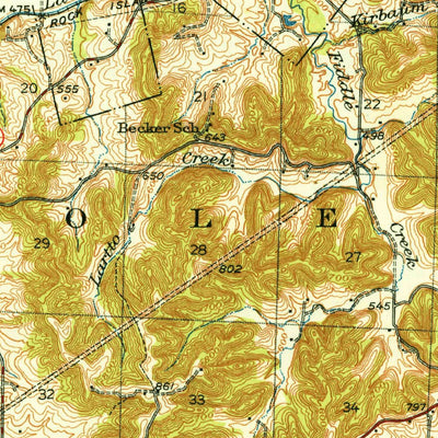 United States Geological Survey Augusta, MO (1949, 62500-Scale) digital map