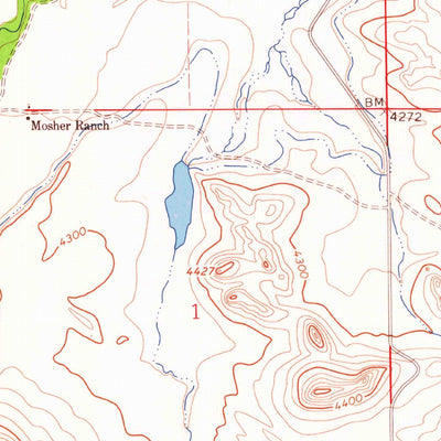 United States Geological Survey Augusta, MT (1963, 24000-Scale) digital map