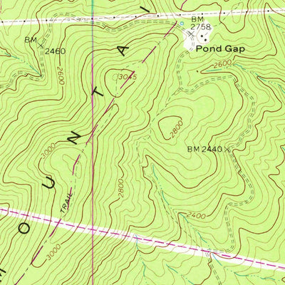 United States Geological Survey Augusta Springs, VA (1967, 24000-Scale) digital map