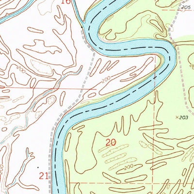 United States Geological Survey Augusta SW, AR (1968, 24000-Scale) digital map