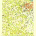 United States Geological Survey Augusta West, GA (1950, 24000-Scale) digital map