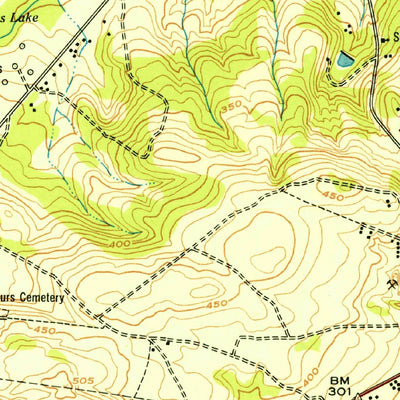 United States Geological Survey Augusta West, GA (1950, 24000-Scale) digital map
