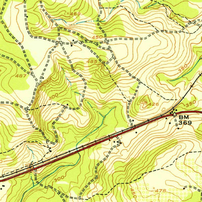 United States Geological Survey Augusta West, GA (1950, 24000-Scale) digital map
