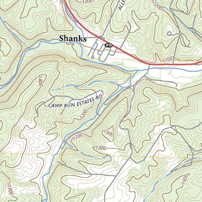 United States Geological Survey Augusta, WV (2023, 24000-Scale) digital map