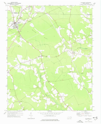 United States Geological Survey Aulander, NC (1972, 24000-Scale) digital map