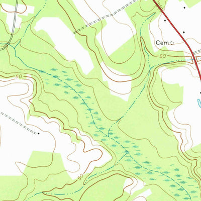 United States Geological Survey Aulander, NC (1972, 24000-Scale) digital map