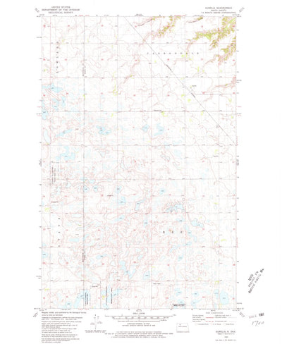United States Geological Survey Aurelia, ND (1980, 24000-Scale) digital map