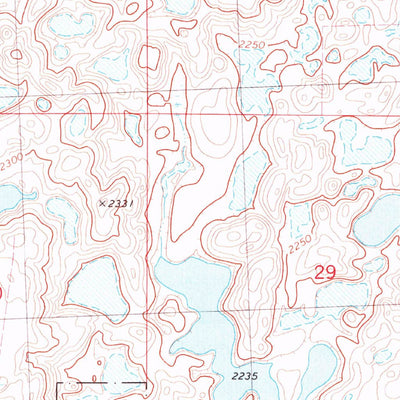 United States Geological Survey Aurelia, ND (1980, 24000-Scale) digital map