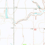 United States Geological Survey Aurora East, NE (1968, 24000-Scale) digital map