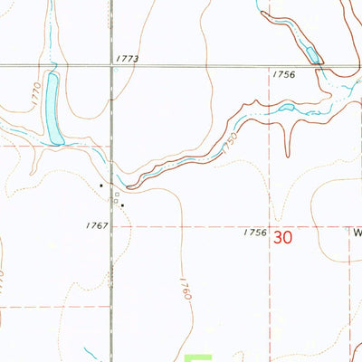 United States Geological Survey Aurora East, NE (1968, 24000-Scale) digital map