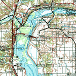 United States Geological Survey Aurora, IL (1958, 250000-Scale) digital map