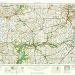 United States Geological Survey Aurora, IL (1961, 250000-Scale) digital map