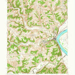 United States Geological Survey Aurora, IN-KY (1953, 24000-Scale) digital map