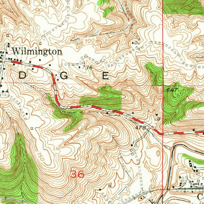 United States Geological Survey Aurora, IN-KY (1953, 24000-Scale) digital map