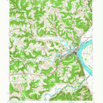 United States Geological Survey Aurora, IN-KY (1966, 24000-Scale) digital map