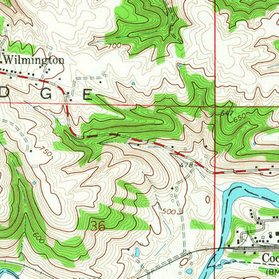 United States Geological Survey Aurora, IN-KY (1966, 24000-Scale) digital map