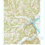 United States Geological Survey Aurora, IN-KY (1981, 24000-Scale) digital map