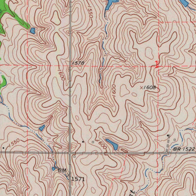 United States Geological Survey Aurora, KS (1965, 24000-Scale) digital map