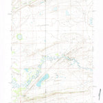 United States Geological Survey Aurora Lake, WY (1971, 24000-Scale) digital map
