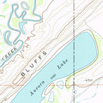 United States Geological Survey Aurora Lake, WY (1971, 24000-Scale) digital map