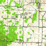 United States Geological Survey Aurora, MO (1942, 62500-Scale) digital map