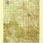 United States Geological Survey Aurora, MO (1945, 62500-Scale) digital map