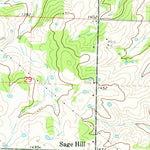 United States Geological Survey Aurora, MO (1974, 24000-Scale) digital map