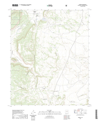 United States Geological Survey Aurora, NM (2023, 24000-Scale) digital map