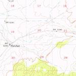 United States Geological Survey Aurora, NV-CA (1956, 62500-Scale) digital map