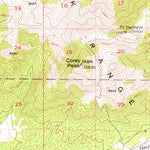 United States Geological Survey Aurora, NV-CA (1956, 62500-Scale) digital map