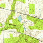 United States Geological Survey Aurora, OH (1953, 24000-Scale) digital map