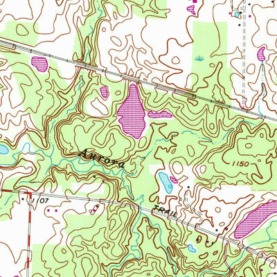 United States Geological Survey Aurora, OH (1962, 24000-Scale) digital map