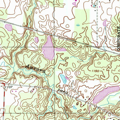 United States Geological Survey Aurora, OH (1994, 24000-Scale) digital map