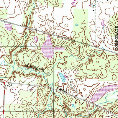 United States Geological Survey Aurora, OH (1994, 24000-Scale) digital map
