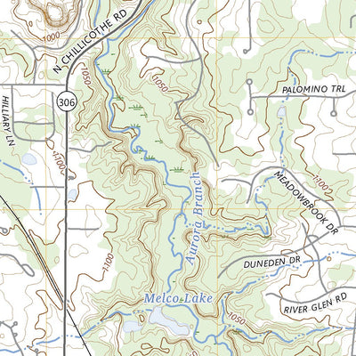 United States Geological Survey Aurora, OH (2023, 24000-Scale) digital map