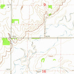 United States Geological Survey Aurora, SD (1964, 24000-Scale) digital map