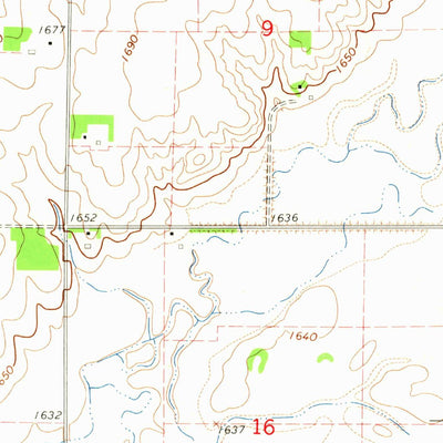 United States Geological Survey Aurora, SD (1964, 24000-Scale) digital map