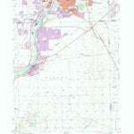 United States Geological Survey Aurora South, IL (1954, 24000-Scale) digital map