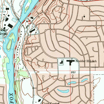 United States Geological Survey Aurora South, IL (1993, 24000-Scale) digital map