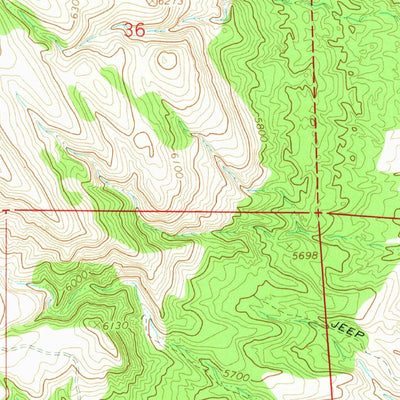 United States Geological Survey Aurora, UT (1966, 24000-Scale) digital map