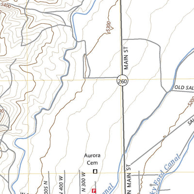 United States Geological Survey Aurora, UT (2023, 24000-Scale) digital map