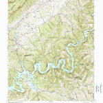 United States Geological Survey Ausmus, TN (1952, 24000-Scale) digital map