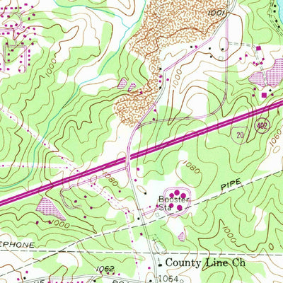 United States Geological Survey Austell, GA (1954, 24000-Scale) digital map